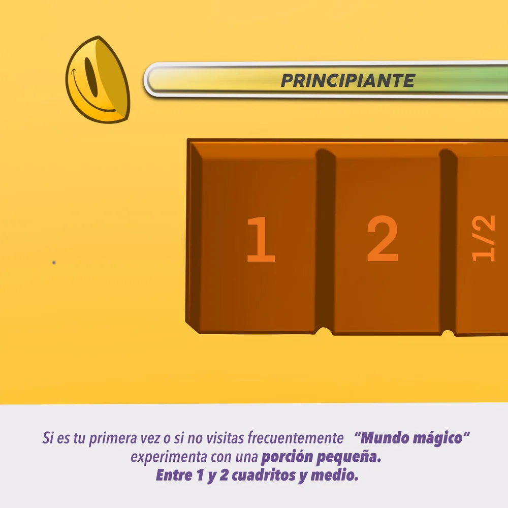 Principiante: entre 1 y 2½ cuadritos